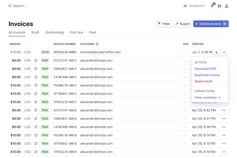 Billing analytics dashboard : Stripe: Help & Support